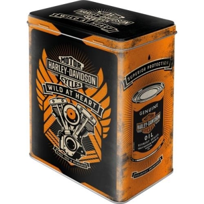 Harley Davidson Schovelhead Puszka Metalowa Retro Oil Can